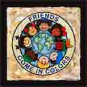 friends come in colors multicultural art and multicultural gifts, multicultural paintings and multicultural prints, by artists Jane Billman and Gregg Billman