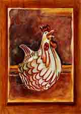 hen talking country art, country gifts, country prints and country paintings by artists Jane Billman and Gregg Billman